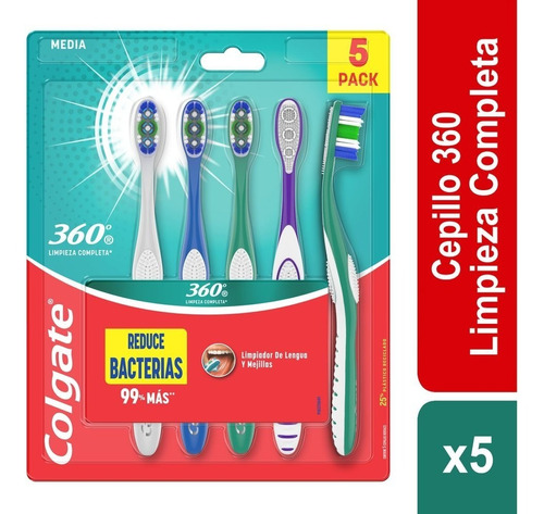 Cepillo De Dientes Colgate 360 - Unidad a $8588