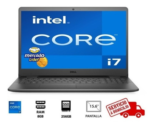 Laptop Portatil Dell Core I7-1165g7-11 8gb Ssd 256g Inc Iva