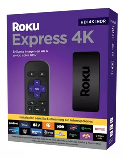 Roku Express 4k Streaming Tv Uhd Hdr Netflix Con Control