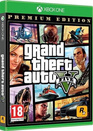 Game Grand Theft Auto V Gta 5 Xbox One Disco Físico Original