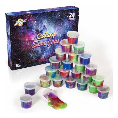 Kit De Slime Joyjoz 24 Paquetes De  Galaxia, Recuerdo D Ksl