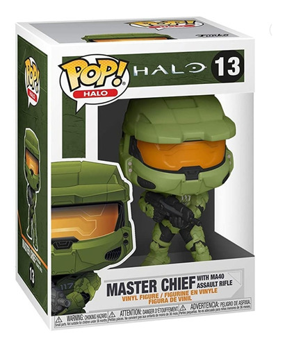 Master Chief 13 Funko Pop Halo Infinite Xbox Rifle De Asalto