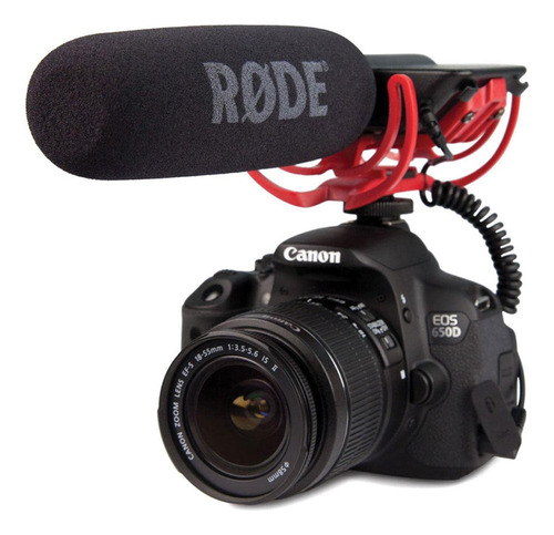 Escopeta Microphone Rode Videomic Con Soporte Para Cámara Y