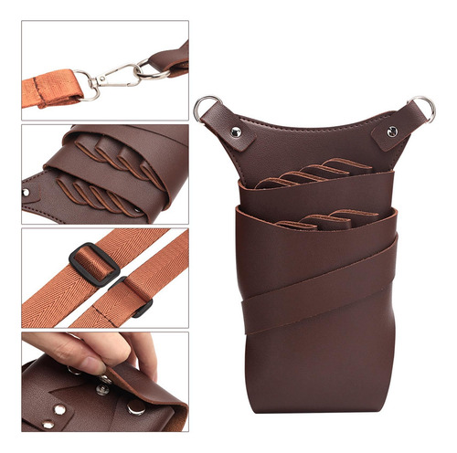 Bolsa Para Tesouras De Cabelo, Cinto Para Barbeiro, Suporte