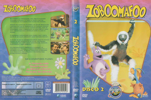 Dvd Zoboomafoo Uma Aventura Animal Para Crianças
