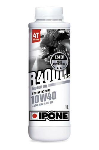 Aceite Semisintético Moto Ipone R4000 Rs 4t 10w40.