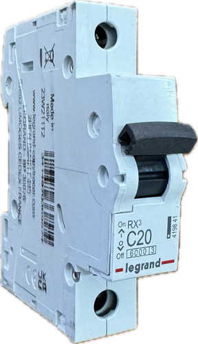 Interruptor Automatico 1p 20a (1x20a) Rx3 Legrand