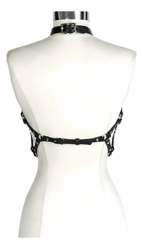 Arnés De Dama En Símil Cuero, Ajustable, Accesorio De Moda