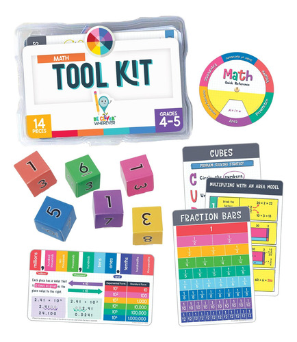 Kit Herramientas Matemáticas Multiplicación, División, Fracc