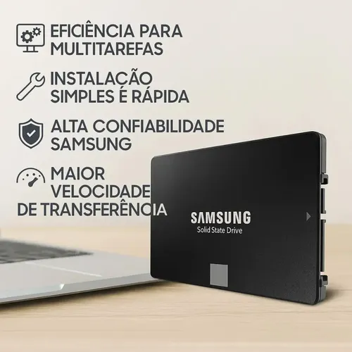 Disco Sólido Interno Samsung 870evo Mz-77e500 500gb Original