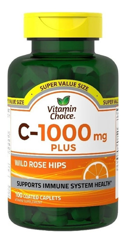 Vitamin Choice Vitamin C-1000 Mg Plus 100 Comprimidos