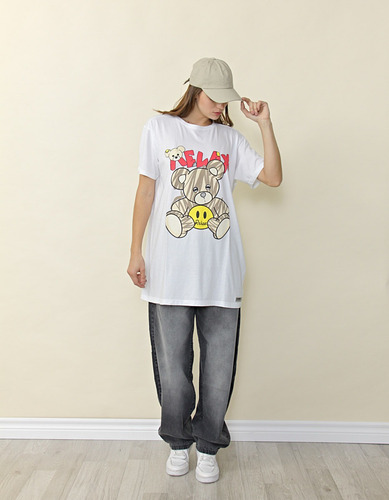 Remera The Rock Moom Oversize Estampada Relax Unisex