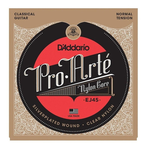 Cuerdas Daddario Nylon Para Guitarra Clasica Pro Arte