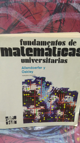 Libro Fundamentos De Matemáticas Universitarias 3 Ed 