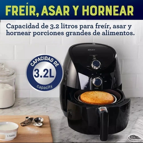 Olla Freidora Electrica Oster Sin Aceite 3.2 Litros