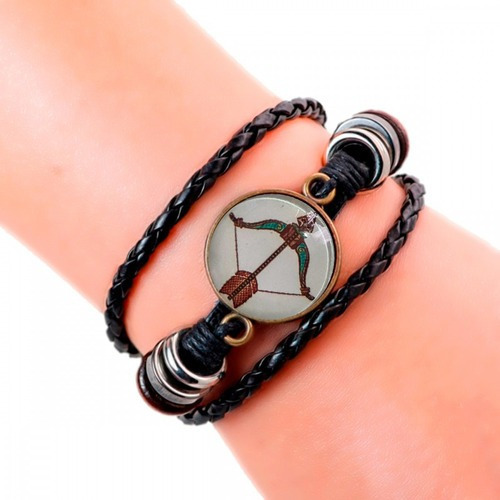 Pulsera Sagitario Signo Del Zodiaco + Estuche Tureloj