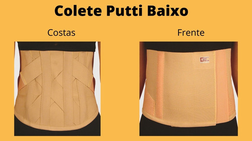 Imagem 3 de 6 de Colete Putti -baixo - Estabilização Da Coluna - Reforçado