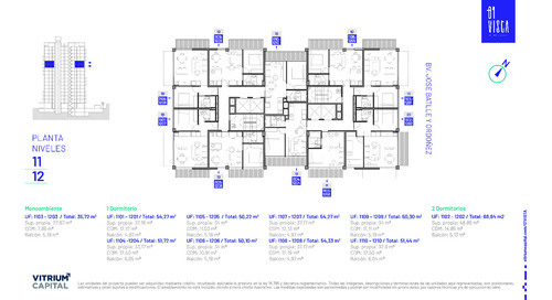 Apartamento En Venta 1 Dormitorio La Blanqueada Inversión En Pozo 01 Vista