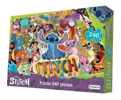 Rompecabezas Puzzle 240 Piezas Stitch Pelicula Disney