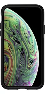 Carcasa Protector Case Spigen iPhone X Negro