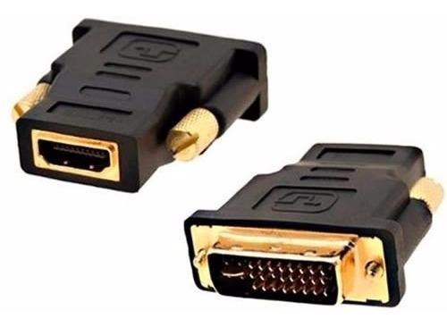 Adaptador De Video Dvi De 24 + 1 Pines Macho A Hdmi Hembra