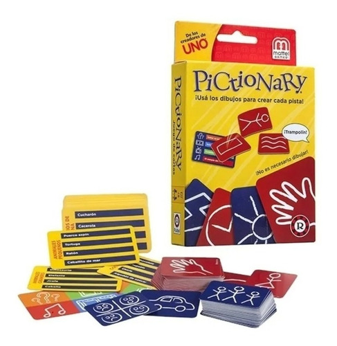 Juego De Mesa Pictionary Cartas Viaje Original Ruibal