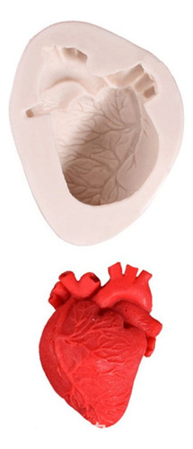 Molde De Silicona Con Forma De Corazón Con Forma De Cerebro