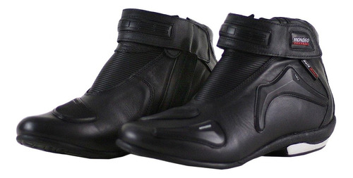 Bota Motociclista Mondeo Soft Race Cano Baixo ( 41 ) Preto