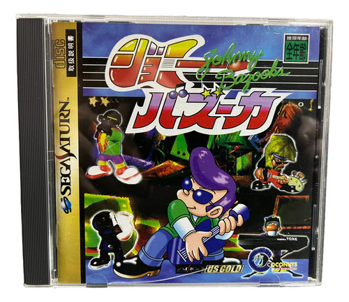 Johnny Bazooka Sega Saturn Original Completo (Usado)