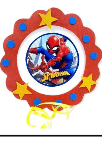 Piñata Spiderman Decoración Cotillon Fiesta Niño 