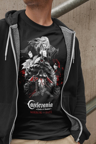 Camiseta Gamer Video Juego Clasico Castlevania N2 Unisex