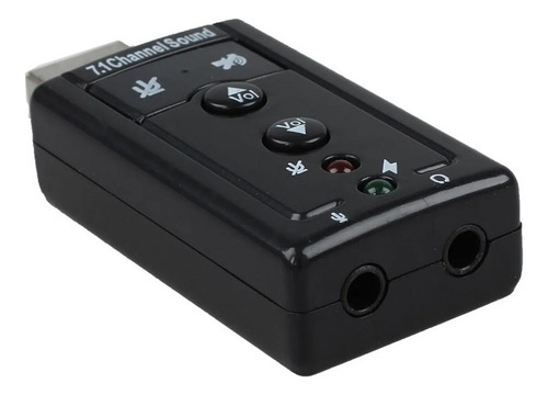 Adaptadores Usb Placa De Som 7.1 Macho X Audio E Fone