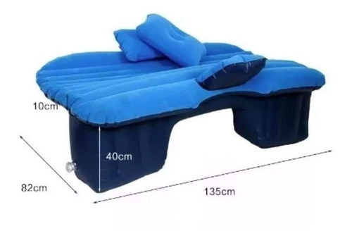 2 Colchon Inflable Con Compresor 12v Y 2 Almohadas Para Auto