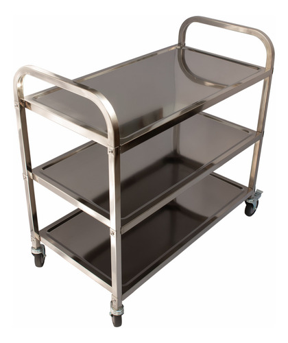 Carrito De Servicio 100% Acero Inoxidable 70x50x90