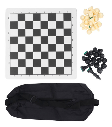 Juego De Ajedrez, Portátil, Plegable, Tela De Goma, Plástico