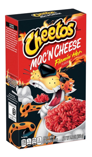 Imagen 1 de 6 de Cheetos Macarrones Con Queso Picantes 5.6 Oz (160g) Envio Ya