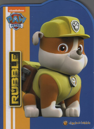 Rubble - Paw Patrol - Libro De Goma Eva