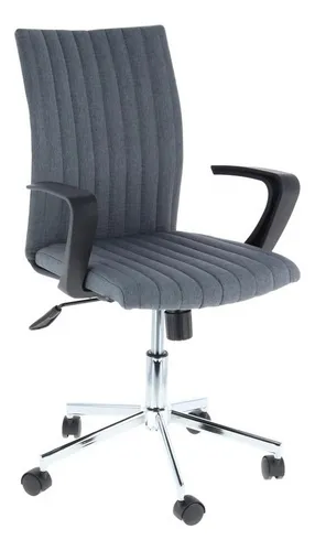 Silla Pc - Sillon Ejecutivo De Escritorio En Cuerina Color Negro