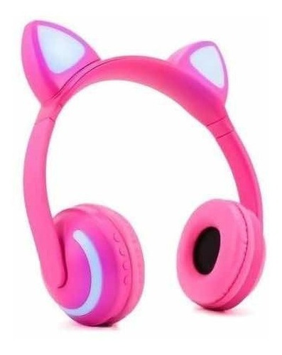 Imagem 3 de 4 de Fone Com Bluetooth Infantil Led Gamer Headphone Luzes Gato.