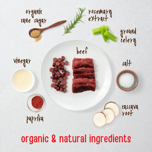 Golosinas Naturales Para Perros De Carne De Res, 397 G