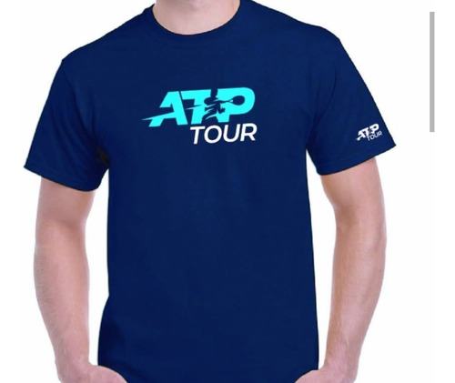 Remera Atp Solid Tenis Master Federer Nadal Entrenamiento