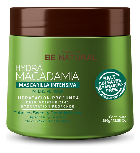 Placenta Life Be Natural Hydra Macadamia - Mascarilla Hidrat