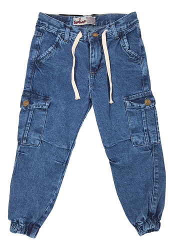 Pantalon Jogger/cargo De Varon, Jean Niño