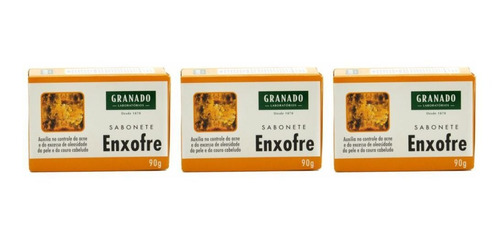 Granado Sabonete Enxofre 90g (kit C/03)