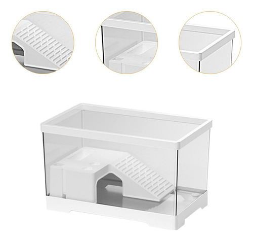 Tanque De Tartaruga, Acessórios Para Habitat Branco Médio