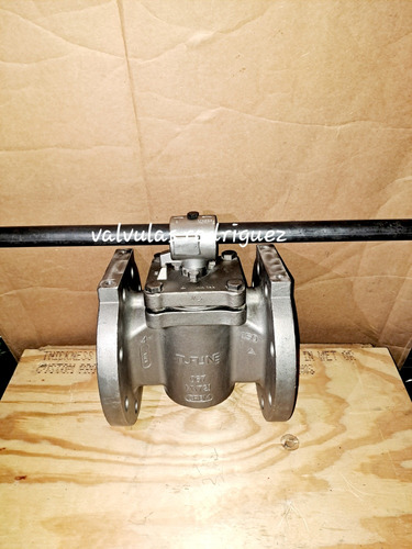 Valvula Macho Marca Tufline De 4 Acero Inoxidable Fig 067