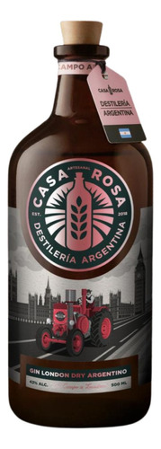 Gin London Dry Casa Rosa 500cc
