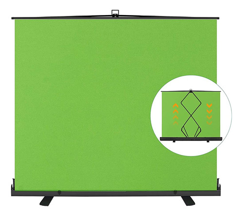 Emart 77in X 92in Panel De Cromakey Plegable Pantalla Verde 