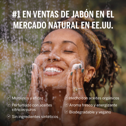 Jabón Liquido De Castilla Organico Dr Bronner's Citrico 3.8L