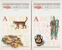 Comprar Livro Dicionário Enciclopédico Ilustrado Veja Larousse Vol. 1 E 2 Veja